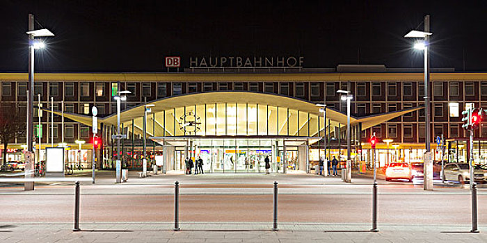 中心,火车站,波鸿,地区,北莱茵威斯特伐利亚,德国,欧洲