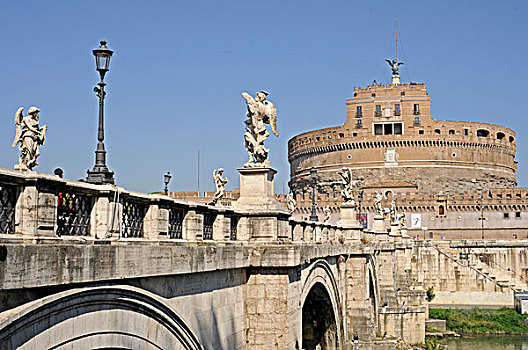 桥,罗马,拉齐奥,意大利,欧洲