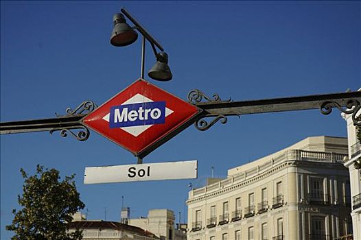 地铁,马德里,西班牙,欧洲