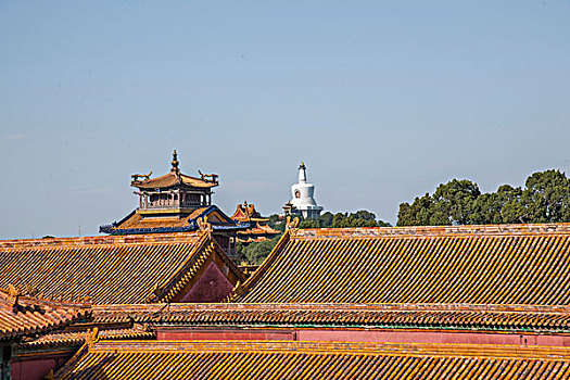 北京故宫博物院房檐房顶