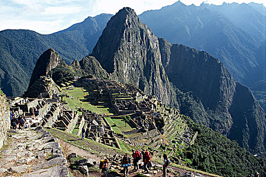 秘鲁,遗址,游客
