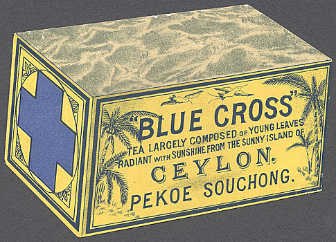 蓝色,茶,19世纪90年代,艺术家,未知