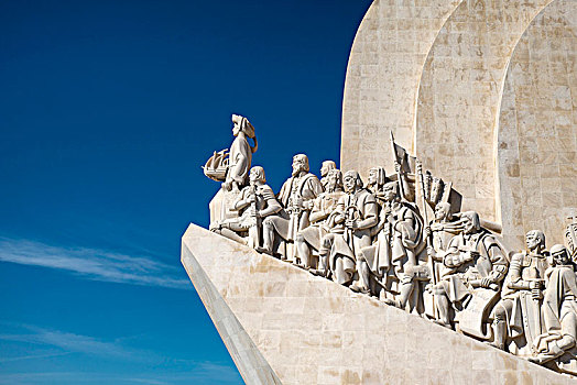 发现者纪念碑,头部,里斯本,葡萄牙,欧洲