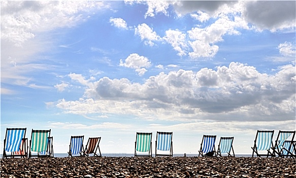 折叠躺椅,布莱顿海滩