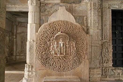 耆那教,寺庙,拉纳普尔,印度