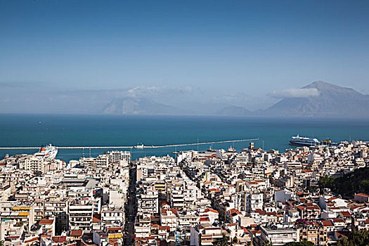 希腊,伯罗奔尼撒半岛,城市风光