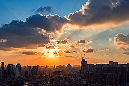 上海夕阳