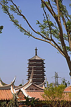 北京园博园的永定塔