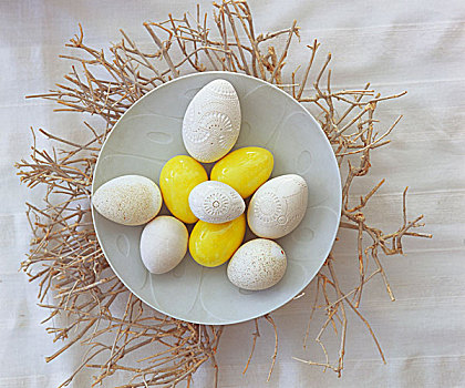 黄色,复活节彩蛋