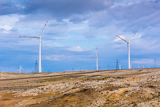 风力发电设备,中国新疆