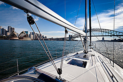 帆船,悉尼港,悉尼,新南威尔士,澳大利亚