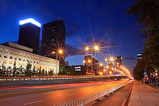 城市,道路,夜晚