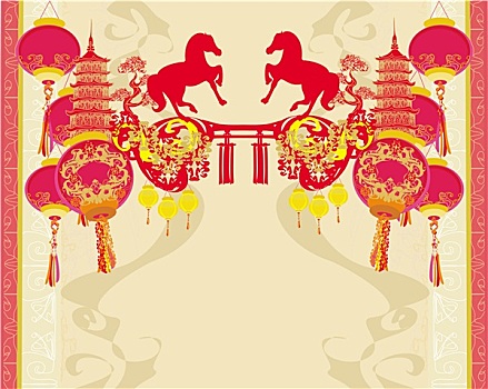 中国,秋天,节日,新年,设计