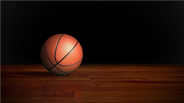 篮球,木地板