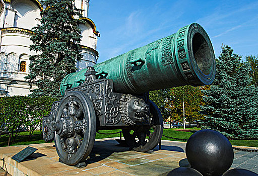 沙皇,大炮,克里姆林宫,莫斯科,俄罗斯