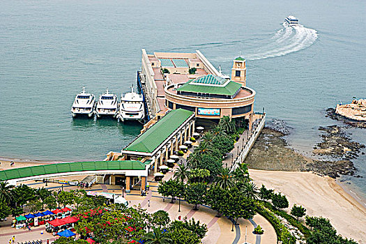 公园,岛屿,复杂,码头,香港