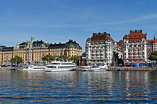 房子,散步场所,斯德哥尔摩,瑞典,欧洲