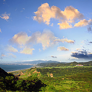 道路,山