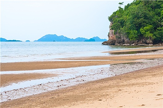 美女,风景,海滩