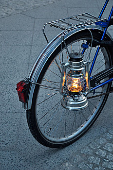 自行车,石油,灯,尾灯,德国,欧洲