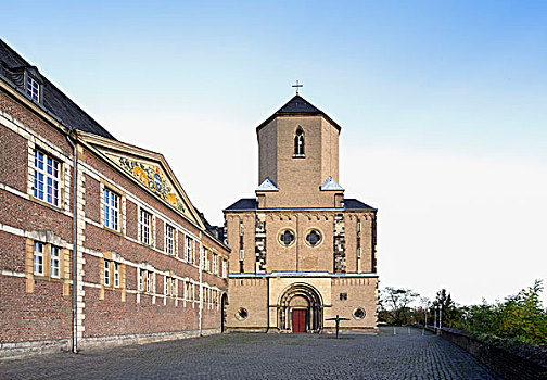 大教堂,左边,市政厅,北莱茵威斯特伐利亚,德国,欧洲
