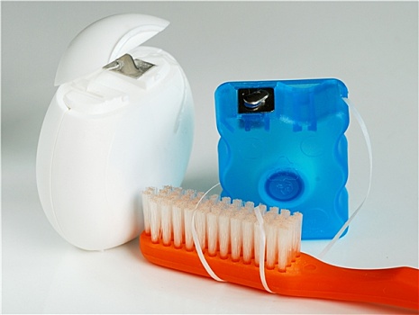 牙齿,工具,牙刷,牙线