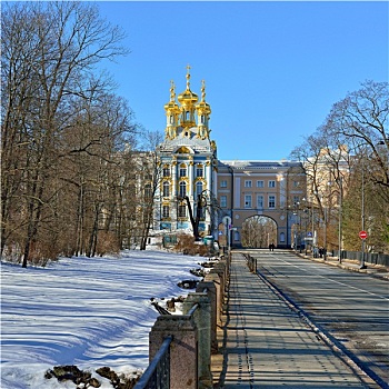 冬季风景,凯瑟琳宫
