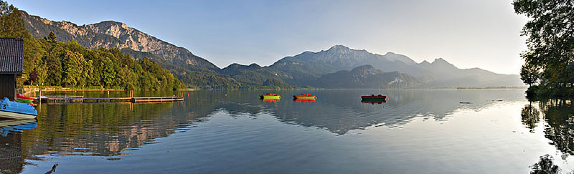 湖,科赫尔湖,看,上巴伐利亚,巴伐利亚,德国