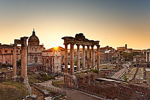 古罗马广场,罗马,拉齐奥,意大利,欧洲