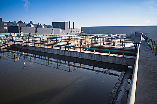 工业生活污水处理沉降池
