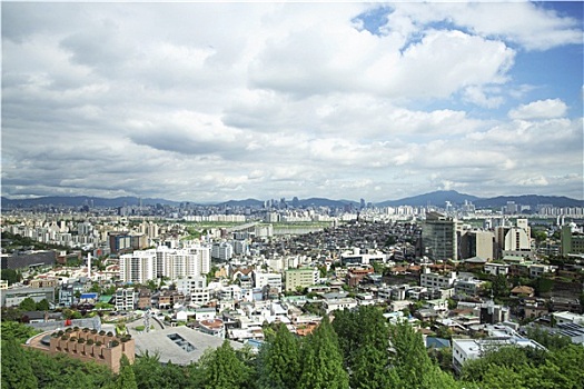 中心,首尔,韩国