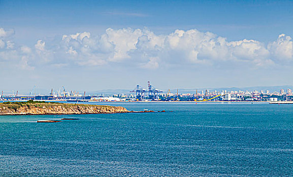 港口,黑海,风景,照片,全景