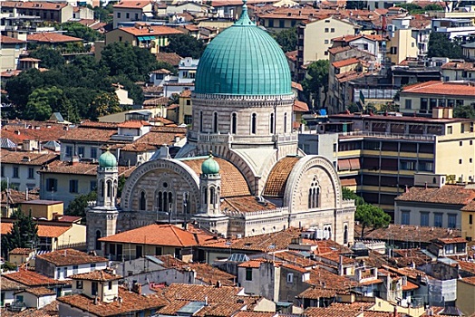 犹太,犹太会堂,佛罗伦萨,上面