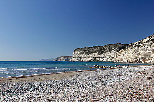 海滩,湾,靠近,保护区,阿波罗,南方,塞浦路斯,希腊,欧洲