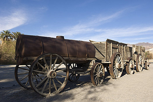 旧式,四轮马车,死谷,加利福尼亚,美国
