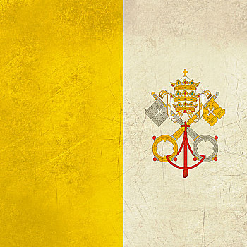 低劣,梵蒂冈城,旗帜