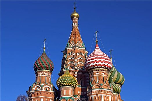 俄罗斯,莫斯科,红场,圣巴西尔大教堂