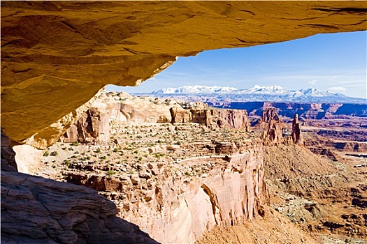 方山石拱,峡谷地国家公园,犹他,美国
