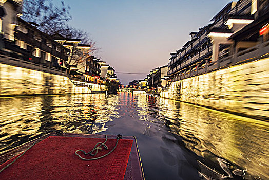 南京秦淮河夜景