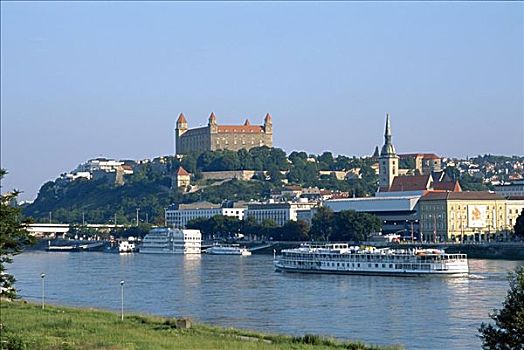 城市天际线,多瑙河,斯洛伐克