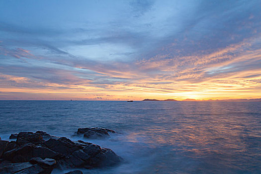 海边日落风光