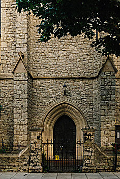 社区教堂侧门