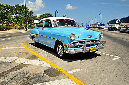 旧式,滨海休闲区,哈瓦那,古巴,加勒比