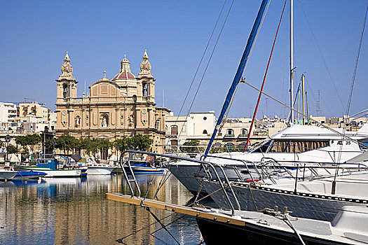 航行快艇,港口,马耳他