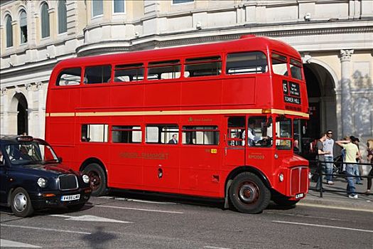 双层巴士,伦敦,英格兰,英国,欧洲