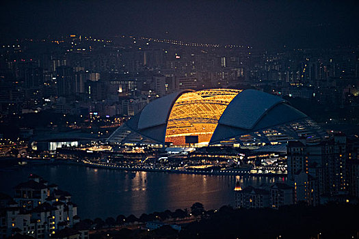 外景,新加坡,运动,夜晚