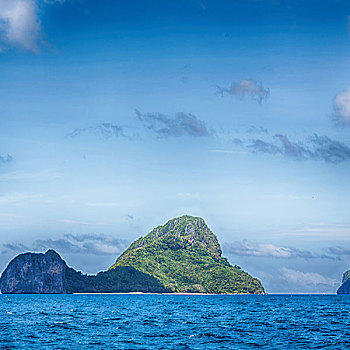 模糊,菲律宾,风景,船,太平洋,海洋,岛屿,背景