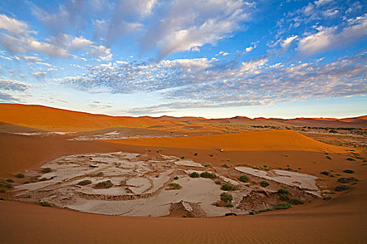 沙丘,粘土,纳米布沙漠,纳米比亚,非洲