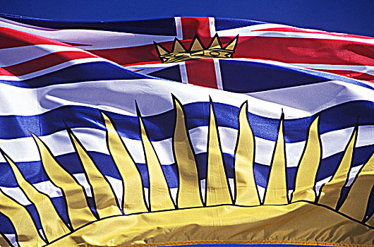 英国,旗帜,不列颠哥伦比亚省,加拿大