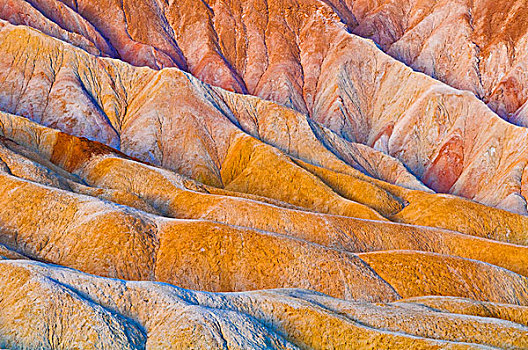 侵蚀,山,仰视,扎布里斯基角,死亡谷国家公园,加利福尼亚